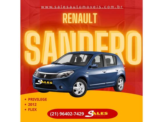 RENAULT SANDERO 1.6 PRIVILÉGE 16V FLEX 4P AUTOMÁTICO